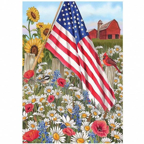 Garden Flag Full Drill 5D Diamond Painting Kit PW486