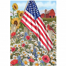 Garden Flag Full Drill 5D Diamond Painting Kit PW486