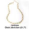 Cuba's chain choker necklace PWB094
