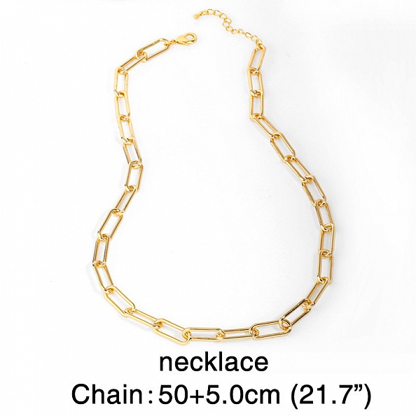 Cuba's chain choker necklace PWB094