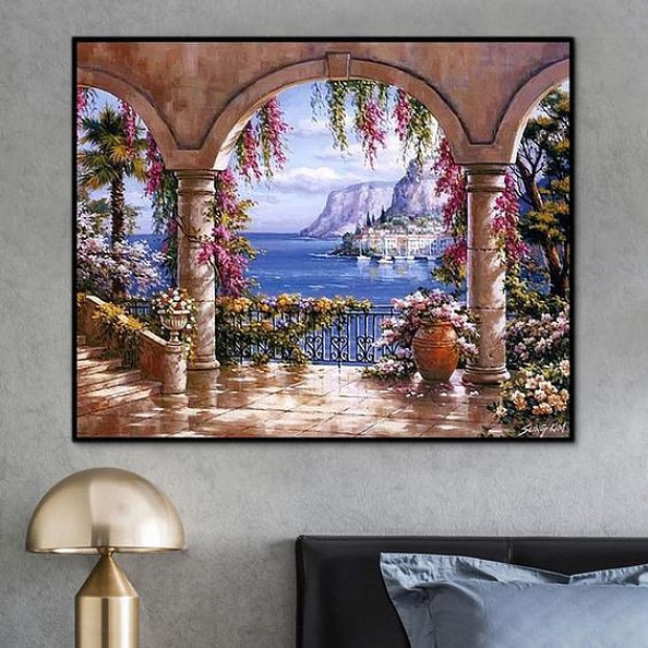 Landscape Door Paint By Numbers Kits PW351