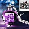 Custom  Photo Crystal Key Chain Heart PW340