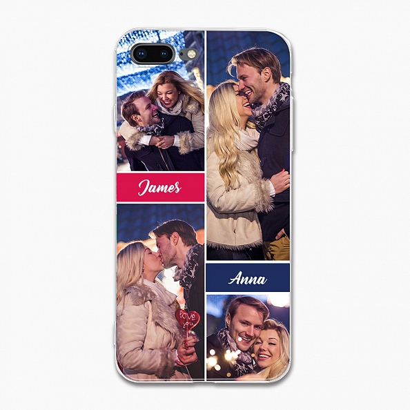 CUSTOM 4-PHOTO IPHONE COLLAGE CASE PW187
