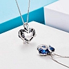 I love your foever Heart Pendant Necklace PW835