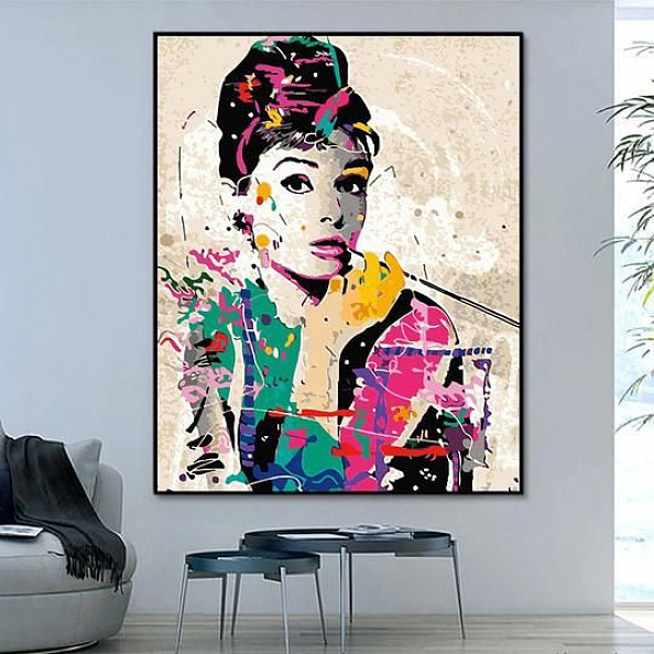 Portrait Lady Paint By Numbers Kits  PW133