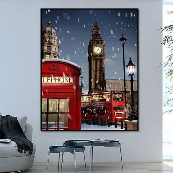 Landscape The Elizabeth Tower Paint By Numbers Kits PW378