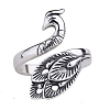 Silver Peacock Charm Ring PWB533
