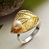 Peal Leaf Ring PWB249