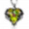 Angel Wings Heart Pendant Swarovski Necklace PW870