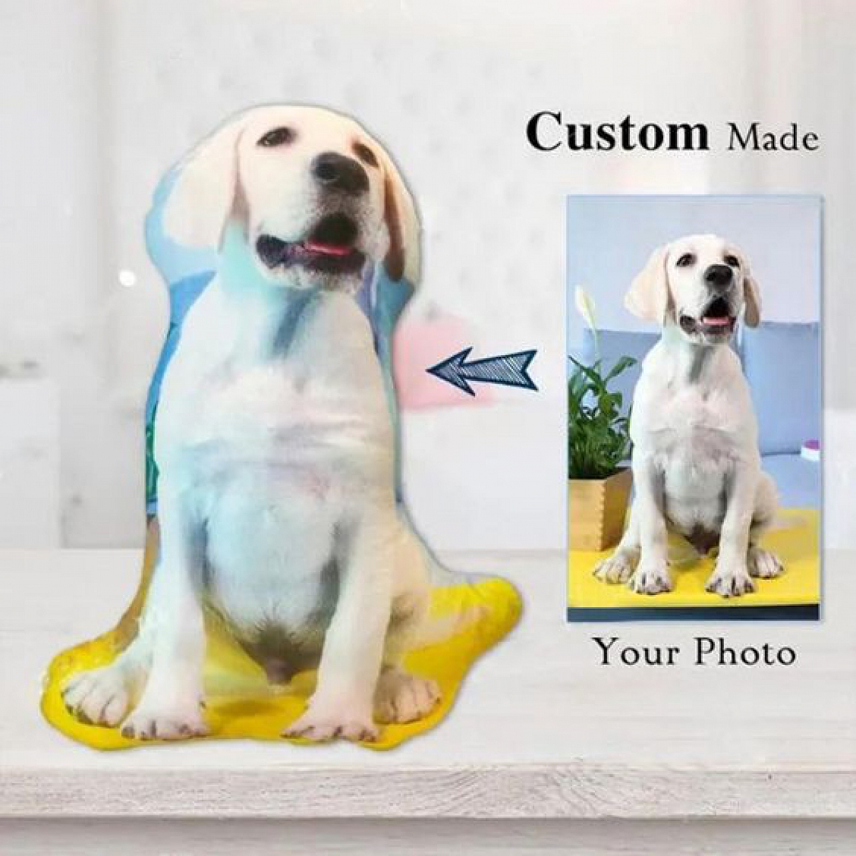 custom pet face pillow