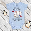 Custom Elephant Mother's Day Baby Bodysuits PW148