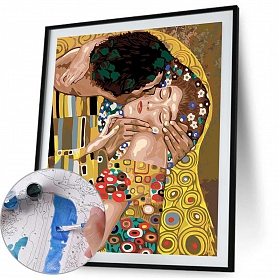 DIY Paint By Numbers- Lover Kiss(40*50 CM) PW743