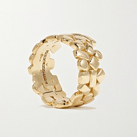 Gold Plated Punk Ring PWB173