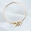 Family Bracelet With Heart Shape Pendants PW823