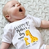 Custom Giraffe Mother's Day Baby Onesies and Matching Mom Shirts PW146