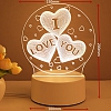Customized 3D Love Illusion Lamp 16 Colors PW202