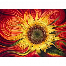 DIY Paint By Numbers Kit-Sunflower (40*50 CM) PW602
