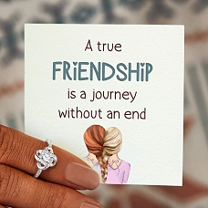 925 Sterling Silver FRIENDSHIP ENDLESS KNOT Rings PWB267