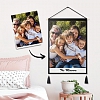 Custom Tapestry Personalized Photo Tapestry Engraving Wall Decor Hanging Fabric Tapestry Poster Family Name & Special Date PW255