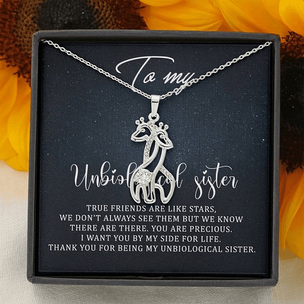 Unbiological Sister Necklace PWB042