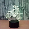 3D Motorcycle Illusion Lamp Gift 7/16 Colors PW554