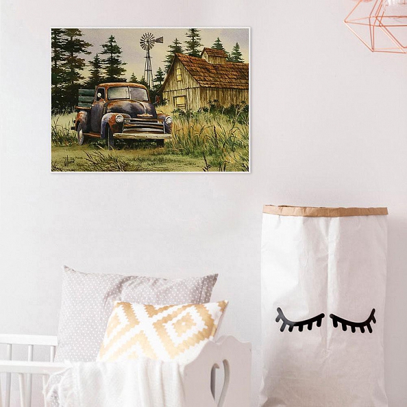 DIY Paint By Number Kits-Automobile(40*50 CM) PW614