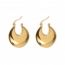Minimalist hoop earrings PWB046