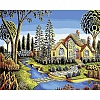 Diy Paint by Number Kits- Cottage PW649