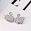 Crystal Swan Earrings PWB538
