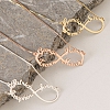  Infinity 2 Names Necklace PW828