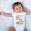 Custom Rabbit Mother's Day Baby Bodysuits PW149