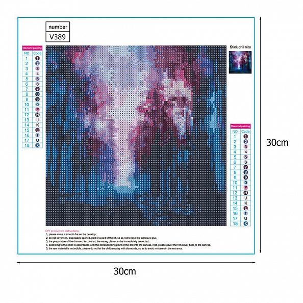 DIY Full Round Diamond Painting-Forest PW809