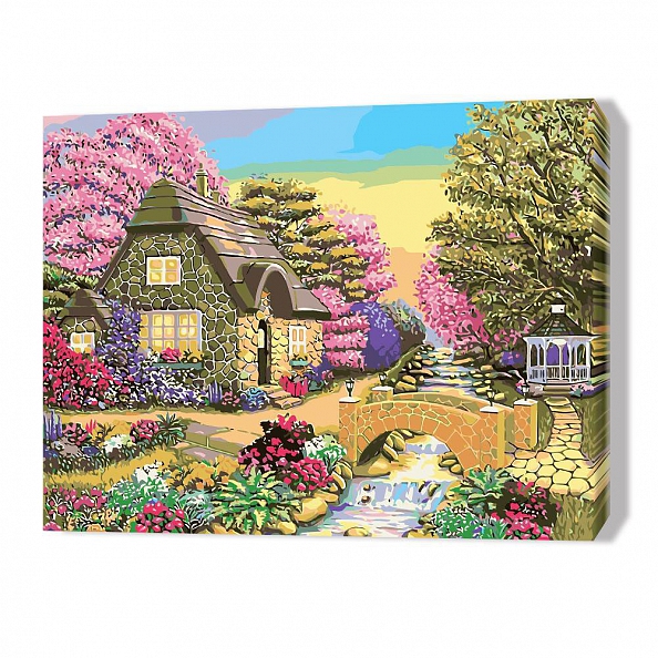 DIY Paint By Numbers Kit(16x20in40x50cm)-Stone House PW799