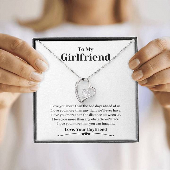 To My Girlfriend - I’ll Always Love You - Necklace PWB358