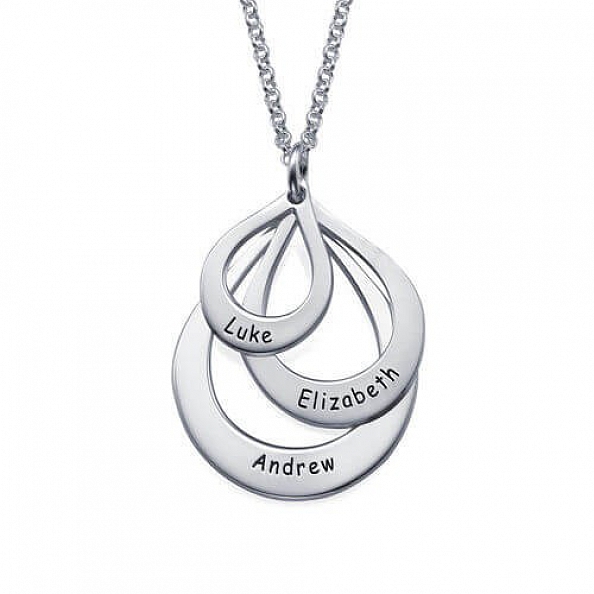 Engraved Family Necklace PW909