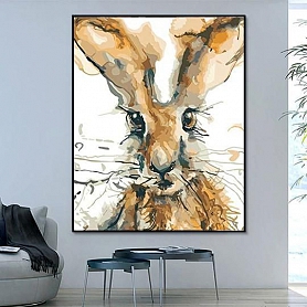 Animal Rabit Paint By Numbers Kits PW103
