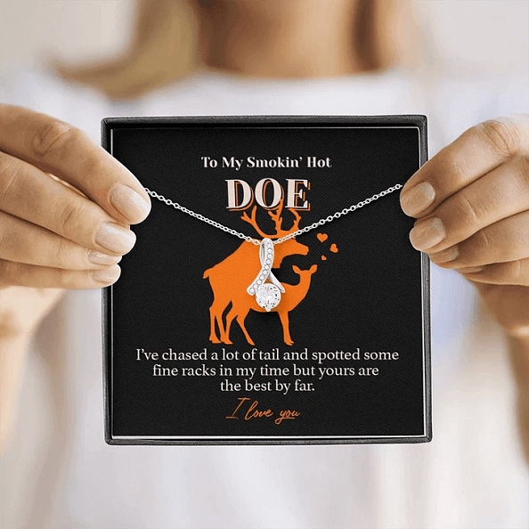 My Hot Doe, I Love You Necklace PWB206