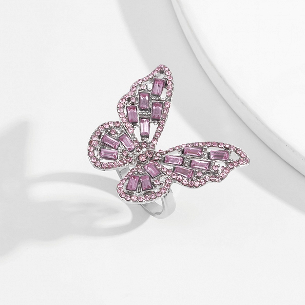 Colorful Butterly Sparkly Ring PWB176
