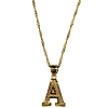 Alphabet Pendant in 18k Gold Plated PWB023
