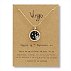 12 Constellation Zodiac Necklace PWB117