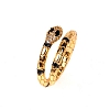 Gold Plating Snake Ring PWB493