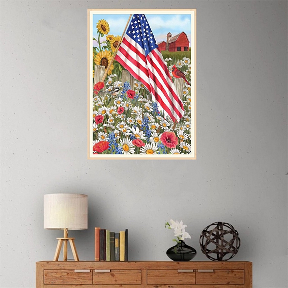 Garden Flag Full Drill 5D Diamond Painting Kit PW486