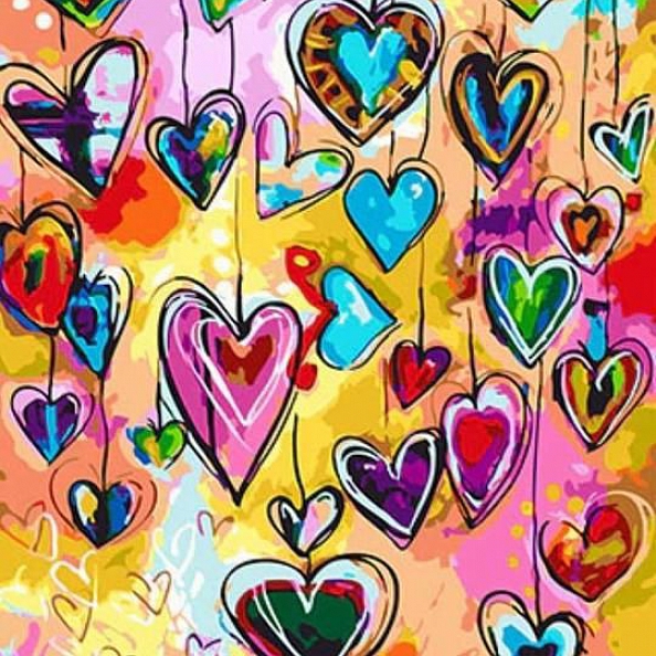 Pattern Heart Best Paint By Number Kits PW140