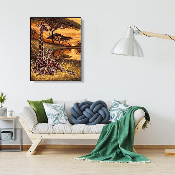 Paint By Numbers Kit-Giraffes (40*50 CM) PW612