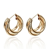 C-shape multi-layer earrings PWB157