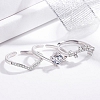2 in 1 Couple Fashion Open Ring PW852