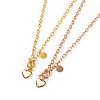 Circular Heart Clavicle Chain PWB056
