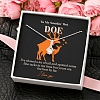 My Hot Doe, I Love You Necklace PWB206