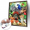 1000pcs Happy Animals Jigsaw Puzzle (69x51cm) PW577