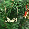 Custom Name Necklace with Crown PW938